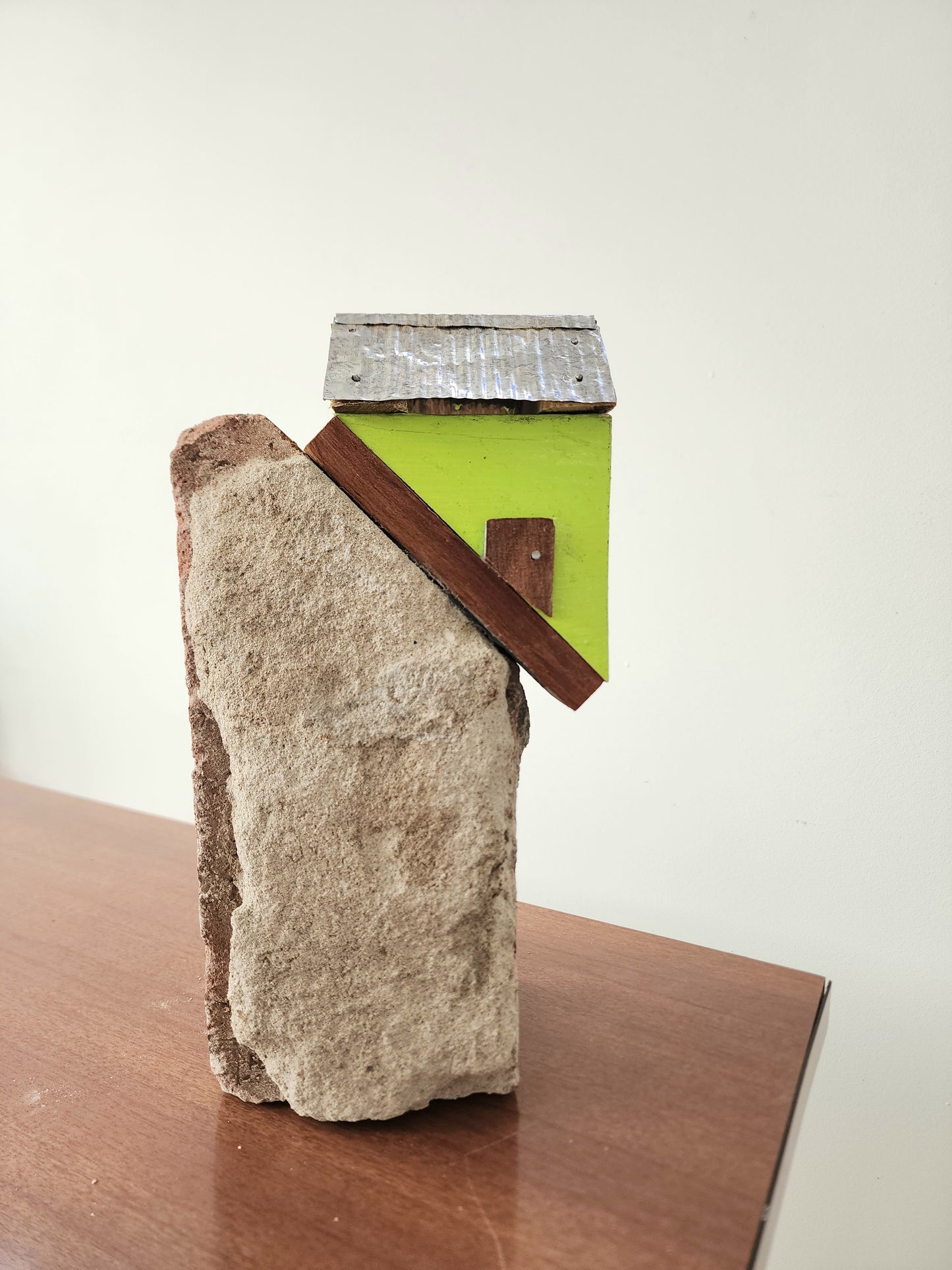 The Great Escape, lime green house- Fire brick edition
