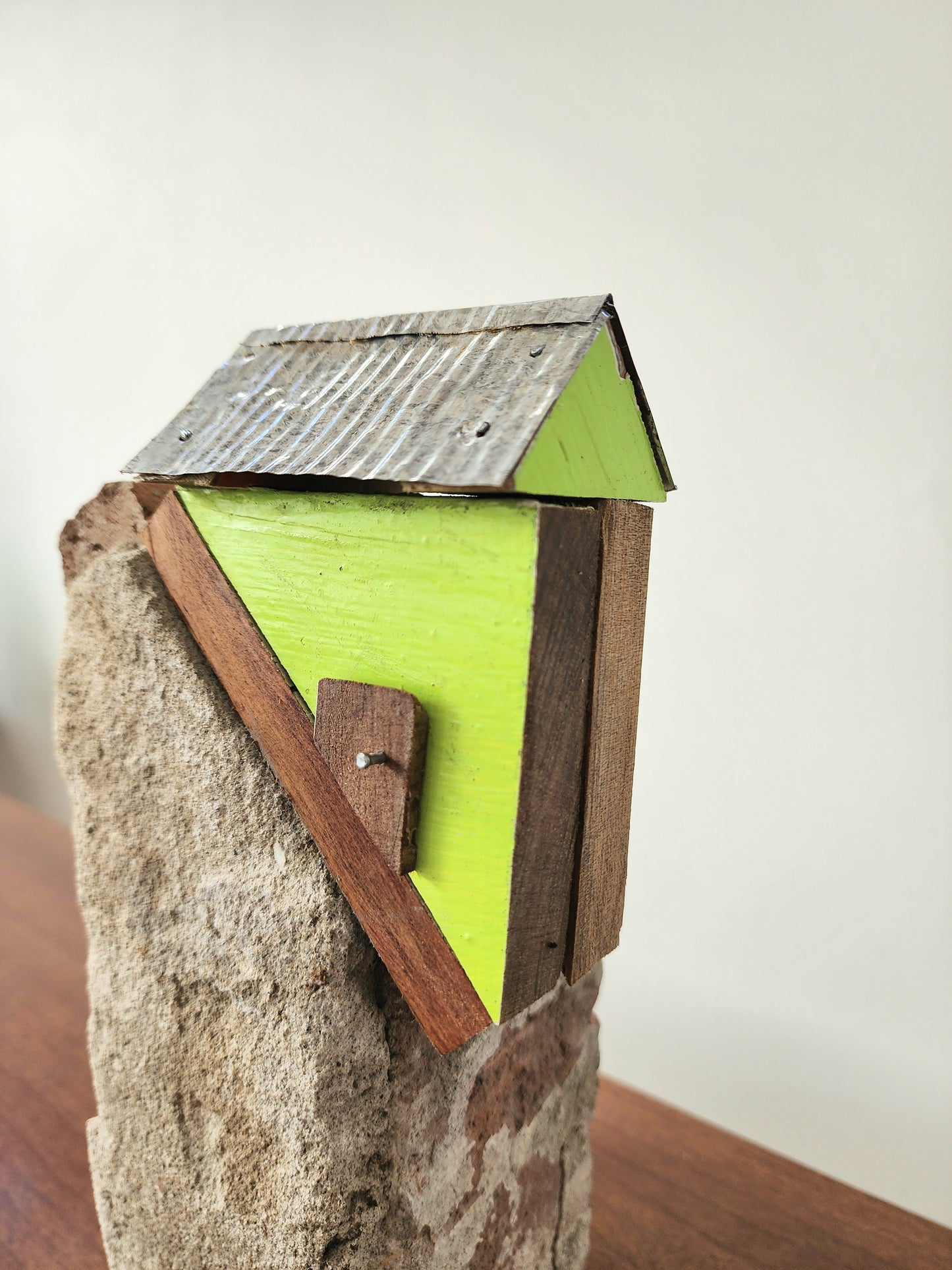 The Great Escape, lime green house- Fire brick edition