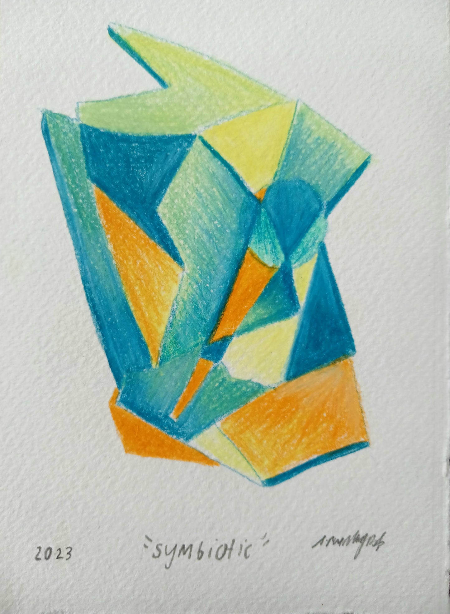 A6 original drawing "Symbiotic"