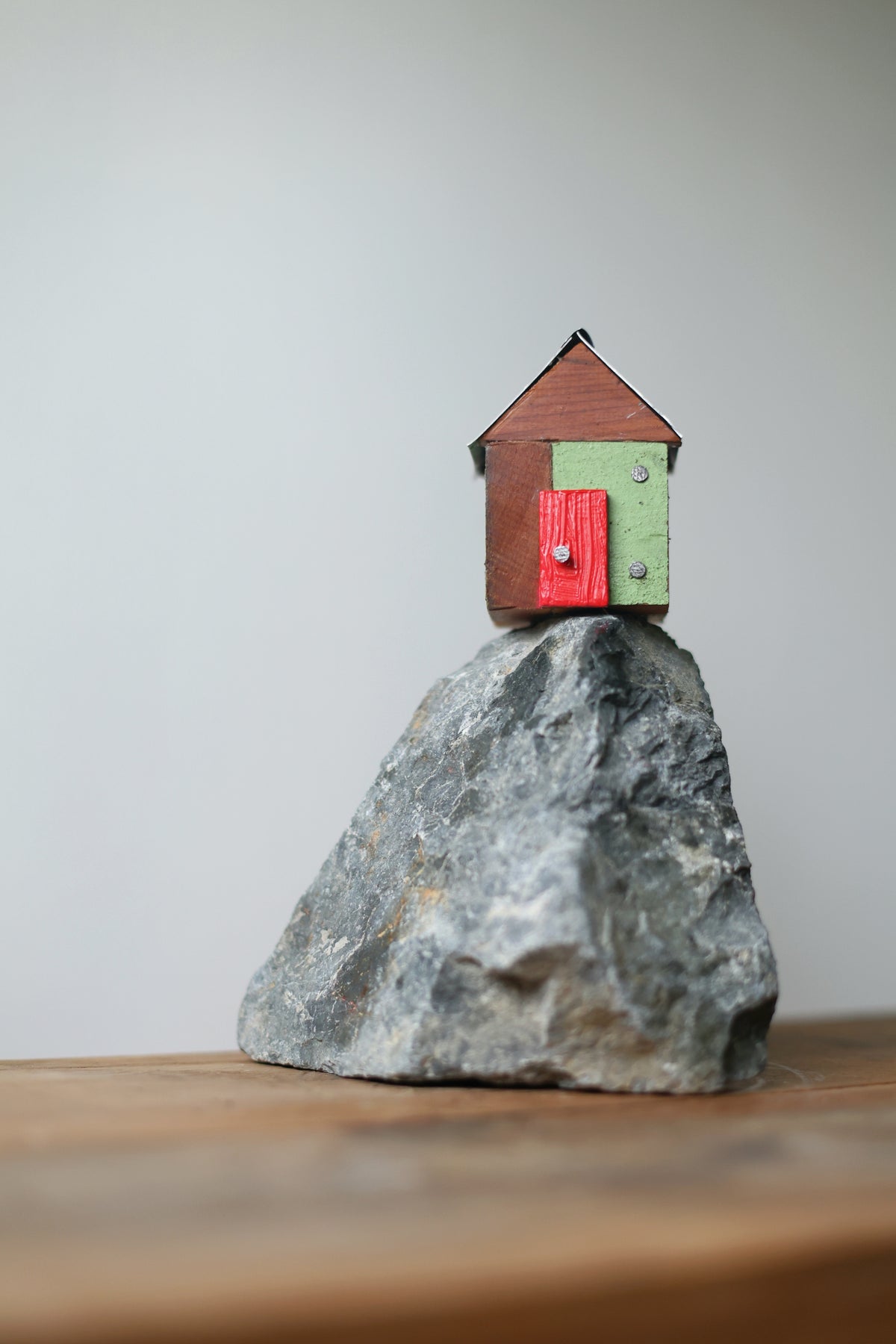 The Little Green House With The Red Door