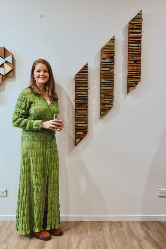 My exhibition opening night!