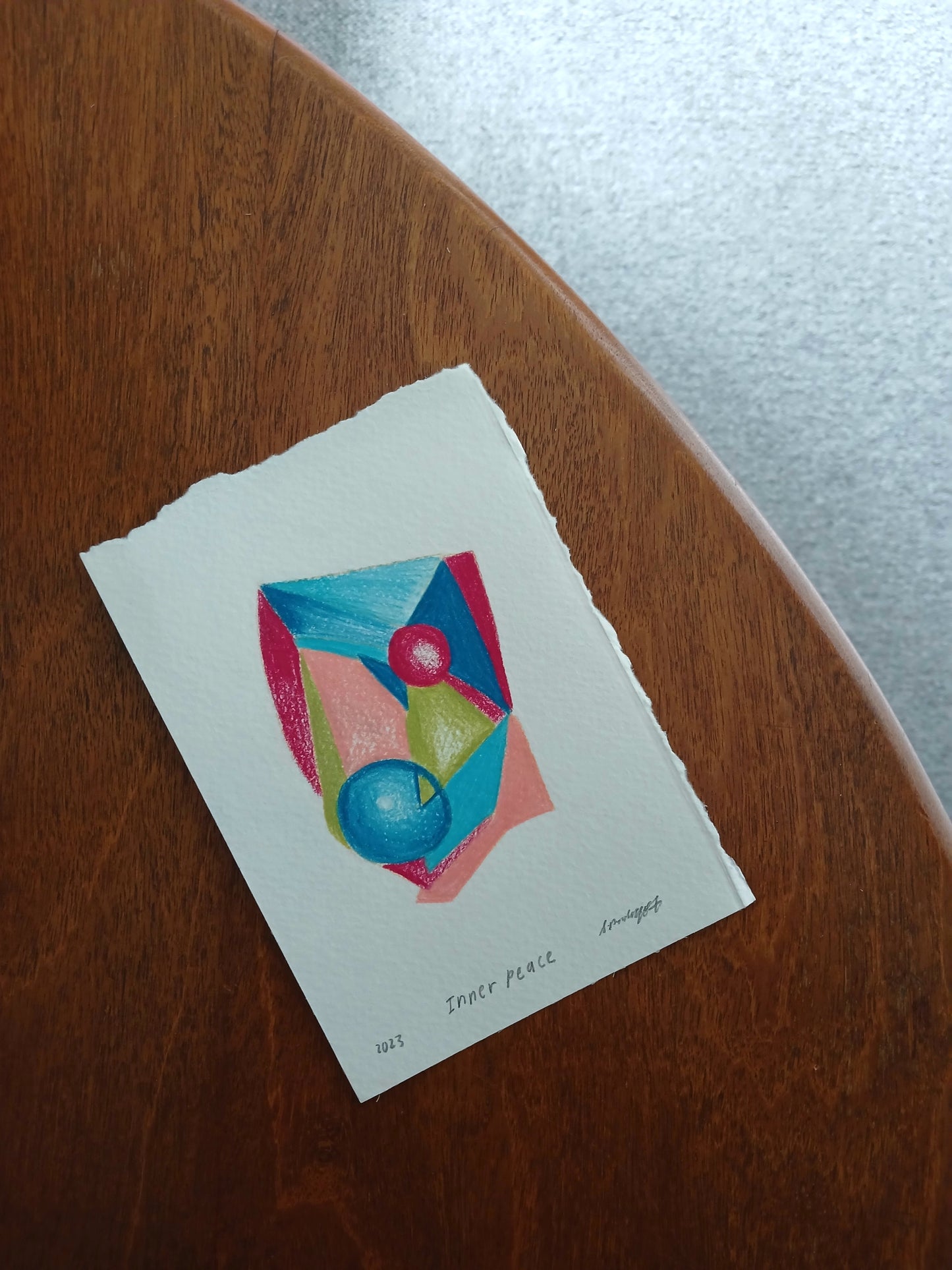 A6 original drawing "Inner peace"