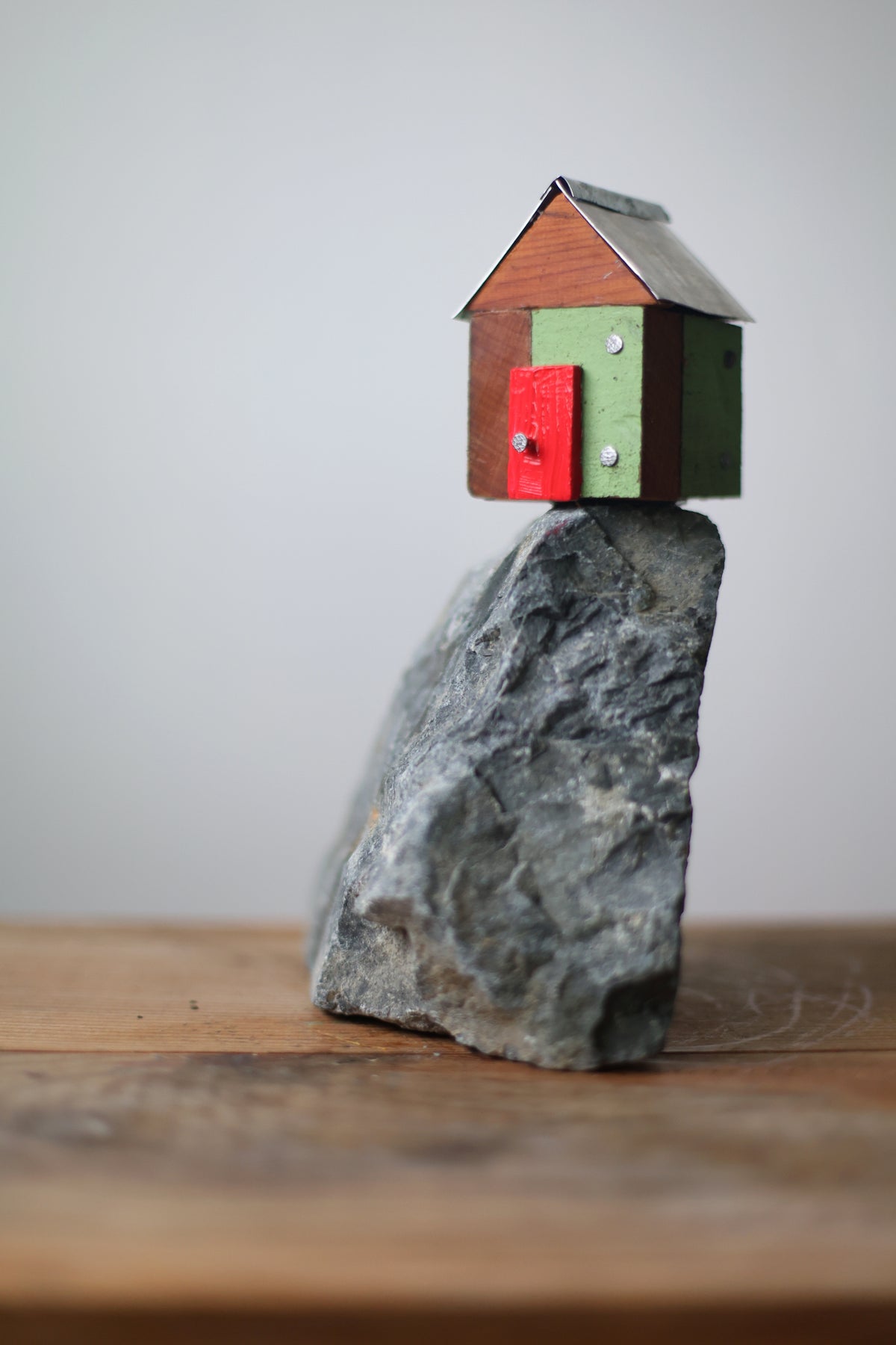 The Little Green House With The Red Door
