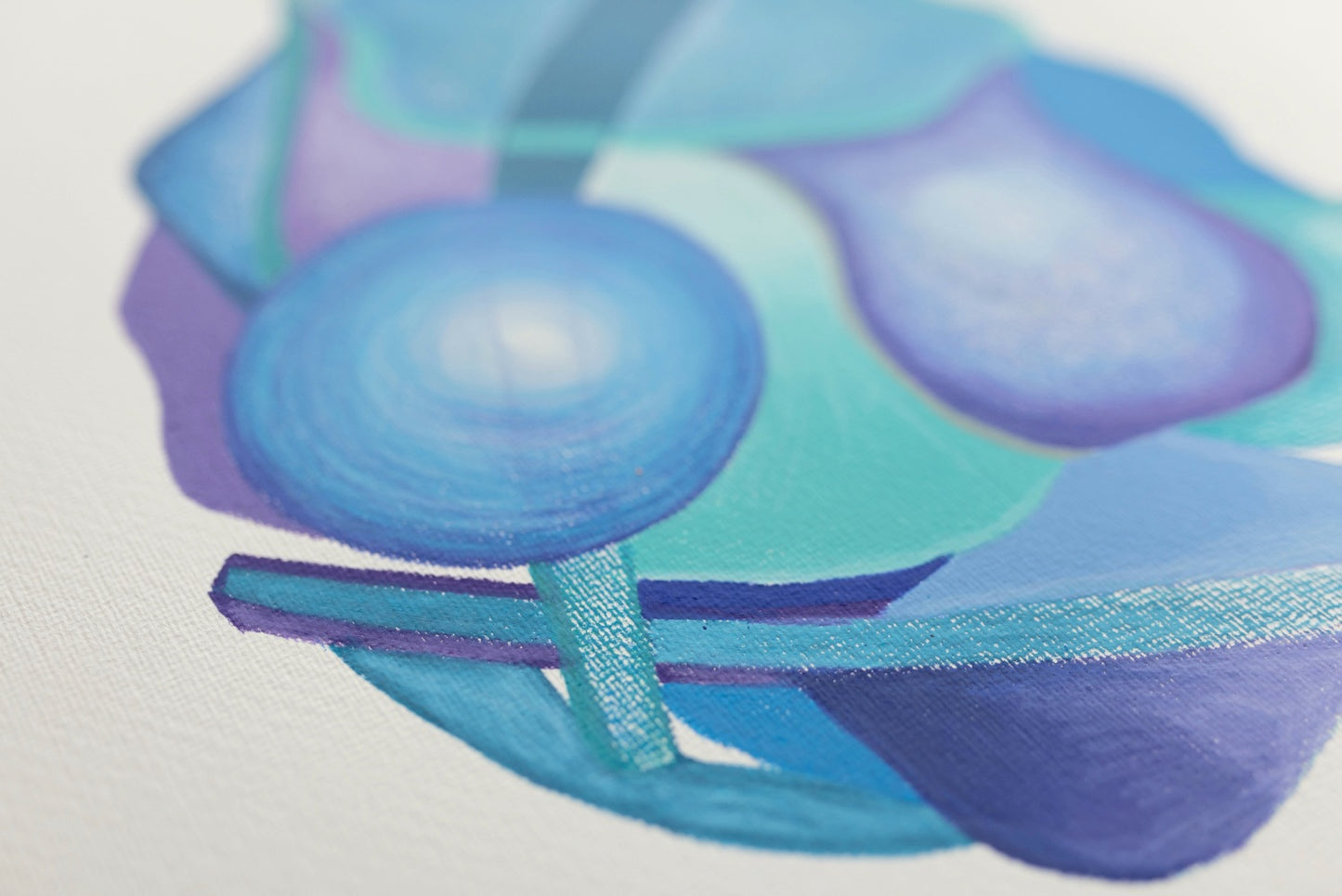 Original drawing-Blue Form