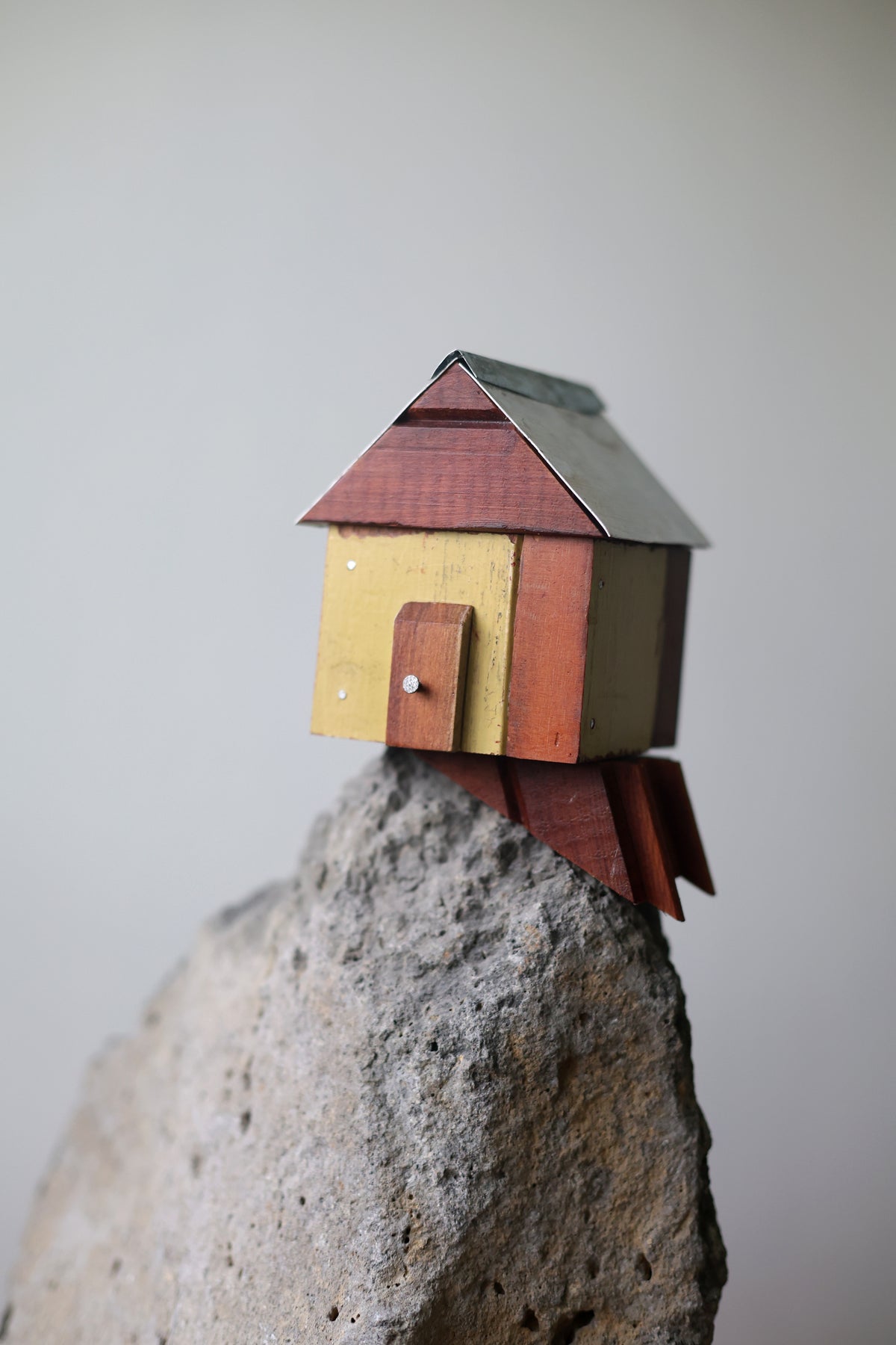 The Big Yellow House With The Wooden Door