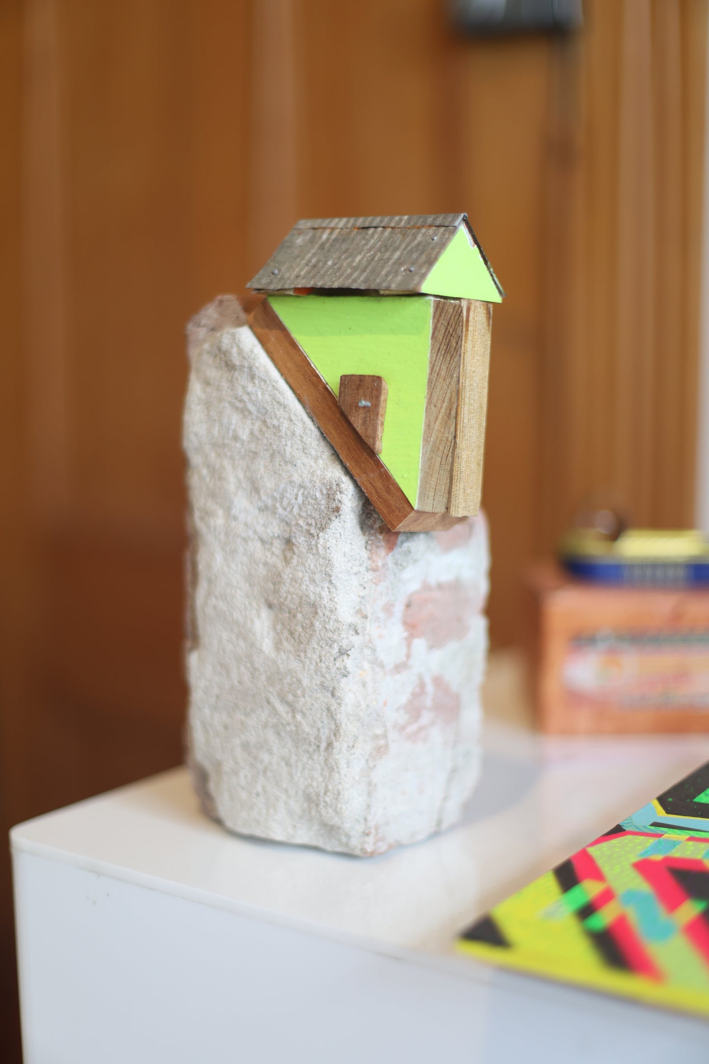 The Great Escape, lime green house- Fire brick edition