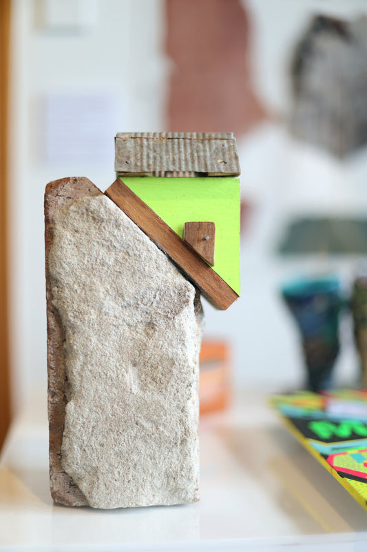 The Great Escape, lime green house- Fire brick edition