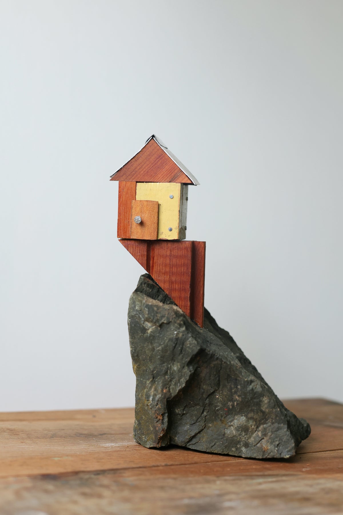 The Little Yellow House With The Wooden Door