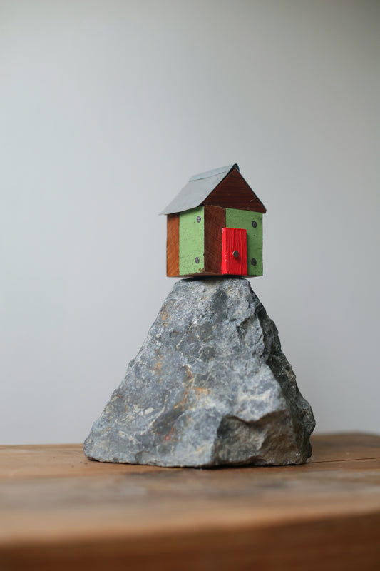 The Little Green House With The Red Door