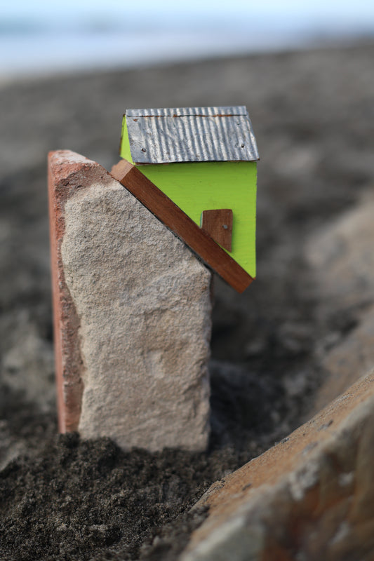 The Great Escape, lime green house- Fire brick edition