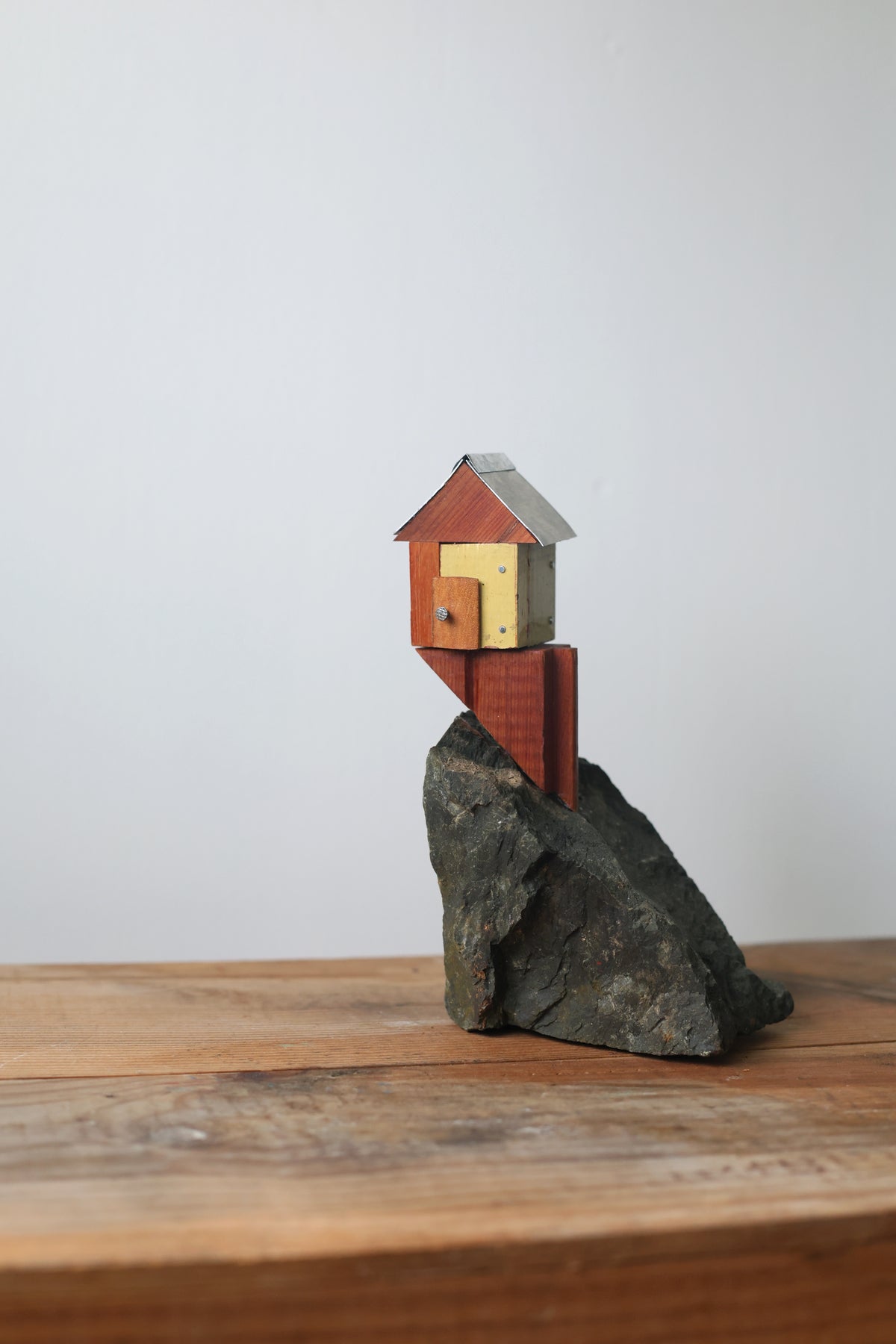 The Little Yellow House With The Wooden Door
